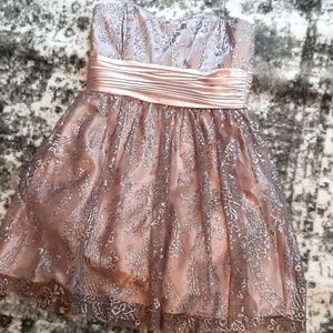 NV Couture strapless party dress